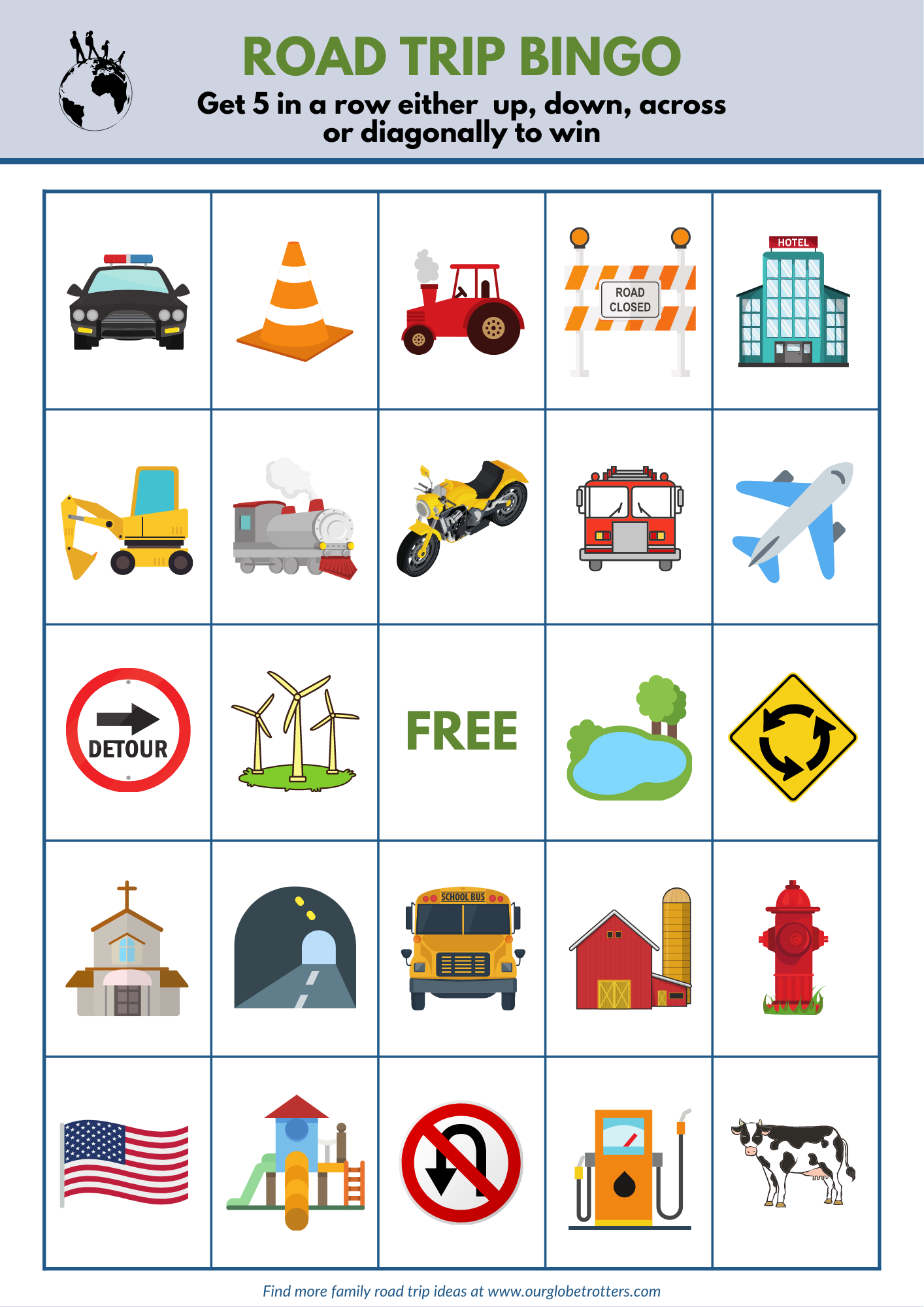 Road Trip Printables