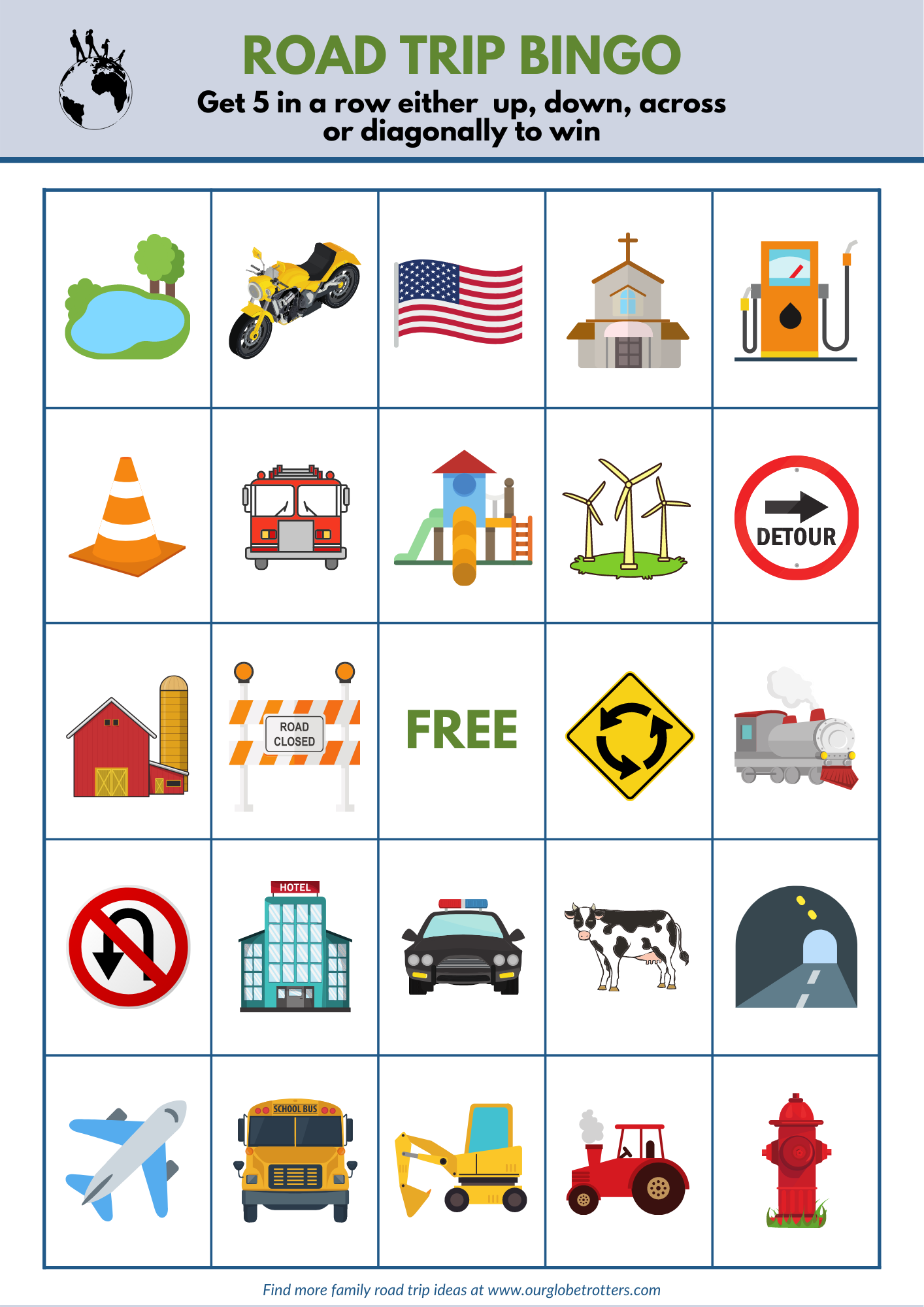 Road Trip Printables