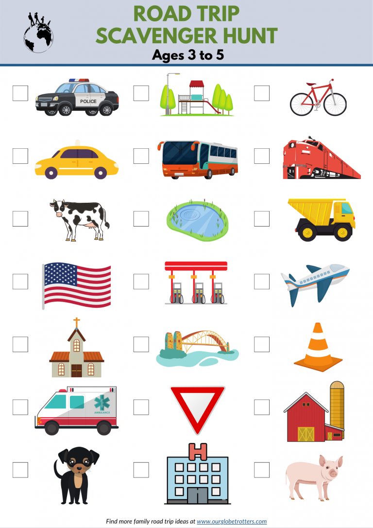 Road Trip Printables